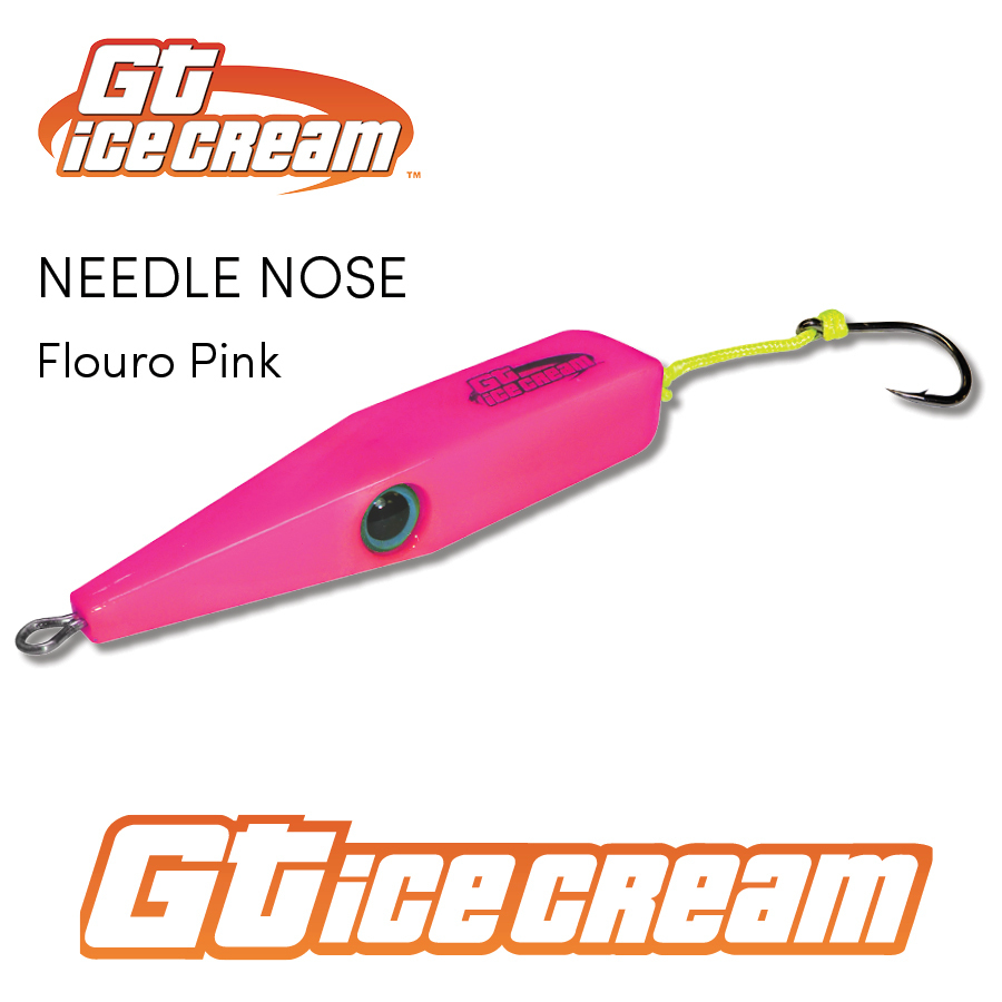GT Ice Cream 2oz Needle Nose Chrome Series Lures