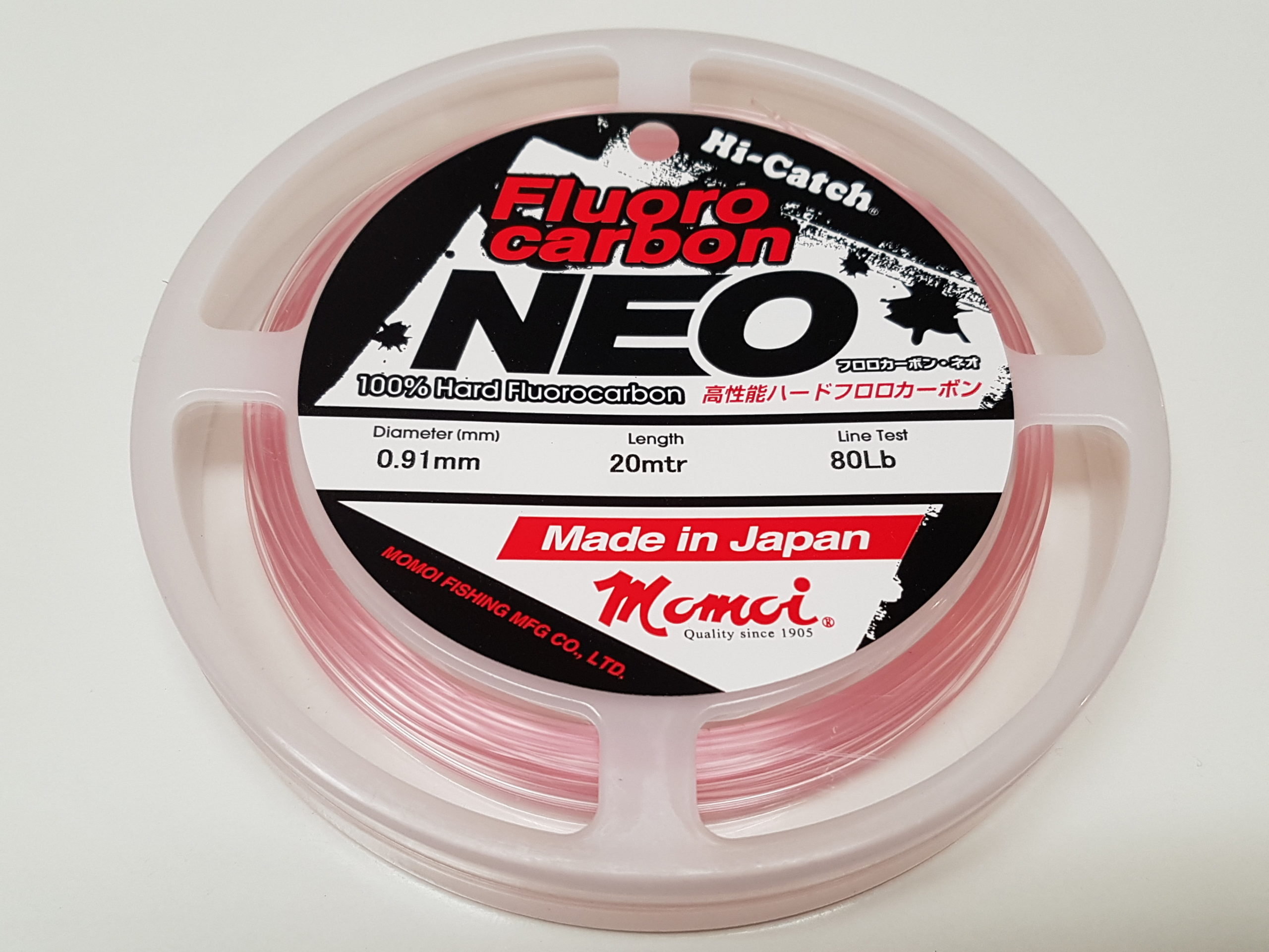 Momoi NEO Pink Fluorocarbon Leader - Busted Fishing
